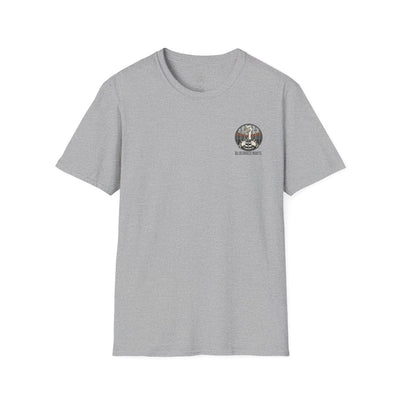 Silly Goose Shirt — "Got Too Dang Silly" Graphic Tee in Sport Grey
