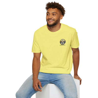 Silly Goose Shirt — "Got Too Dang Silly" Graphic Tee in Cornsilk