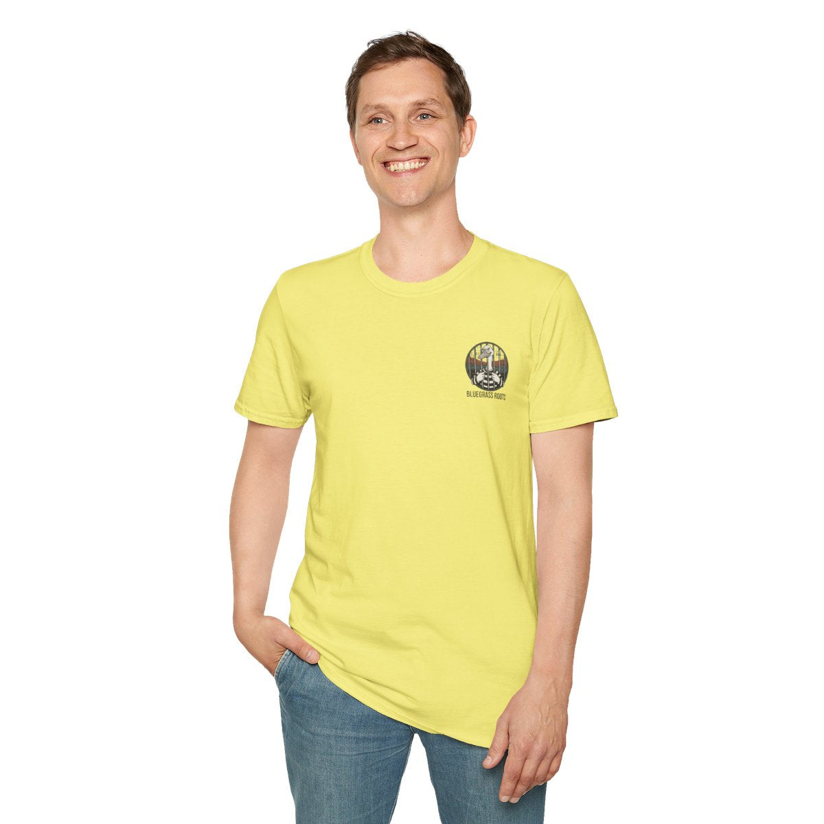 Silly Goose Shirt — "Got Too Dang Silly" Graphic Tee in Cornsilk