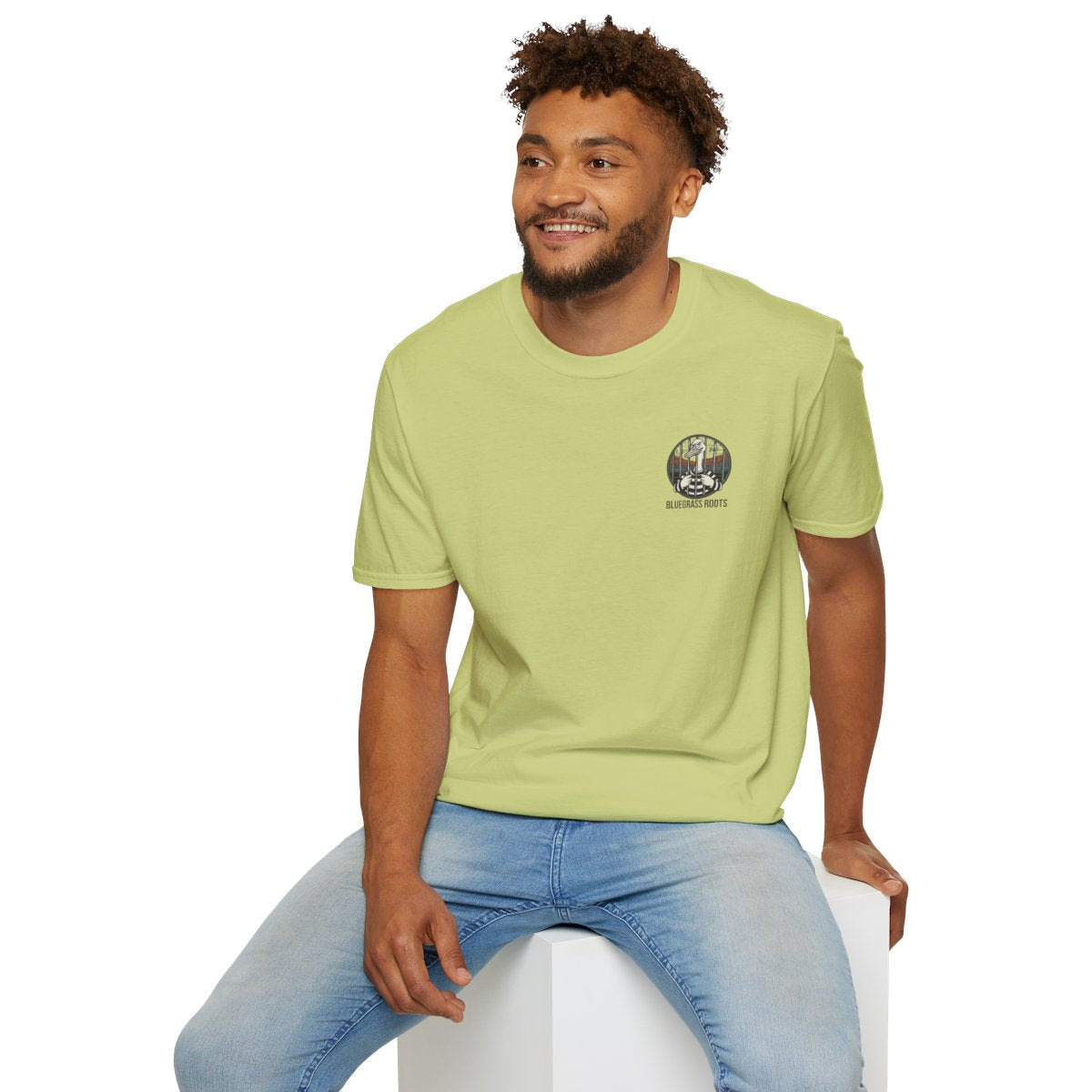 Silly Goose Shirt — "Got Too Dang Silly" Graphic Tee in Pistachio