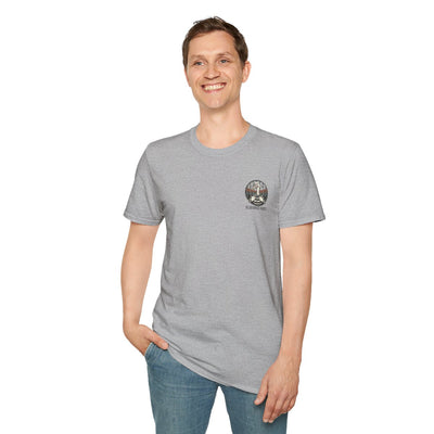 Silly Goose Shirt — "Got Too Dang Silly" Graphic Tee in Sport Grey