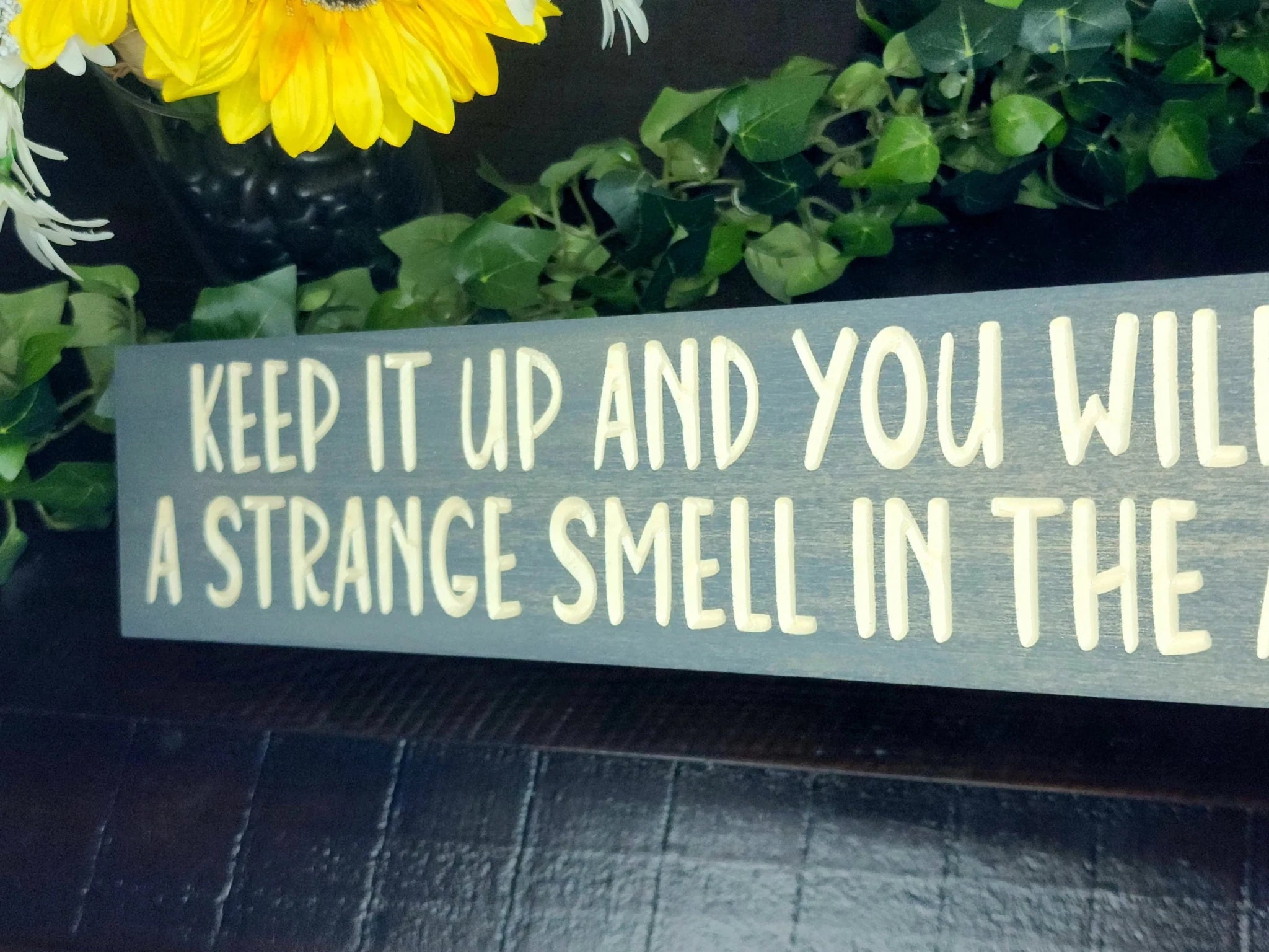 strange smell in the attic wood sign - funny wood sign - CNC-carved by Bluegrass Gifts