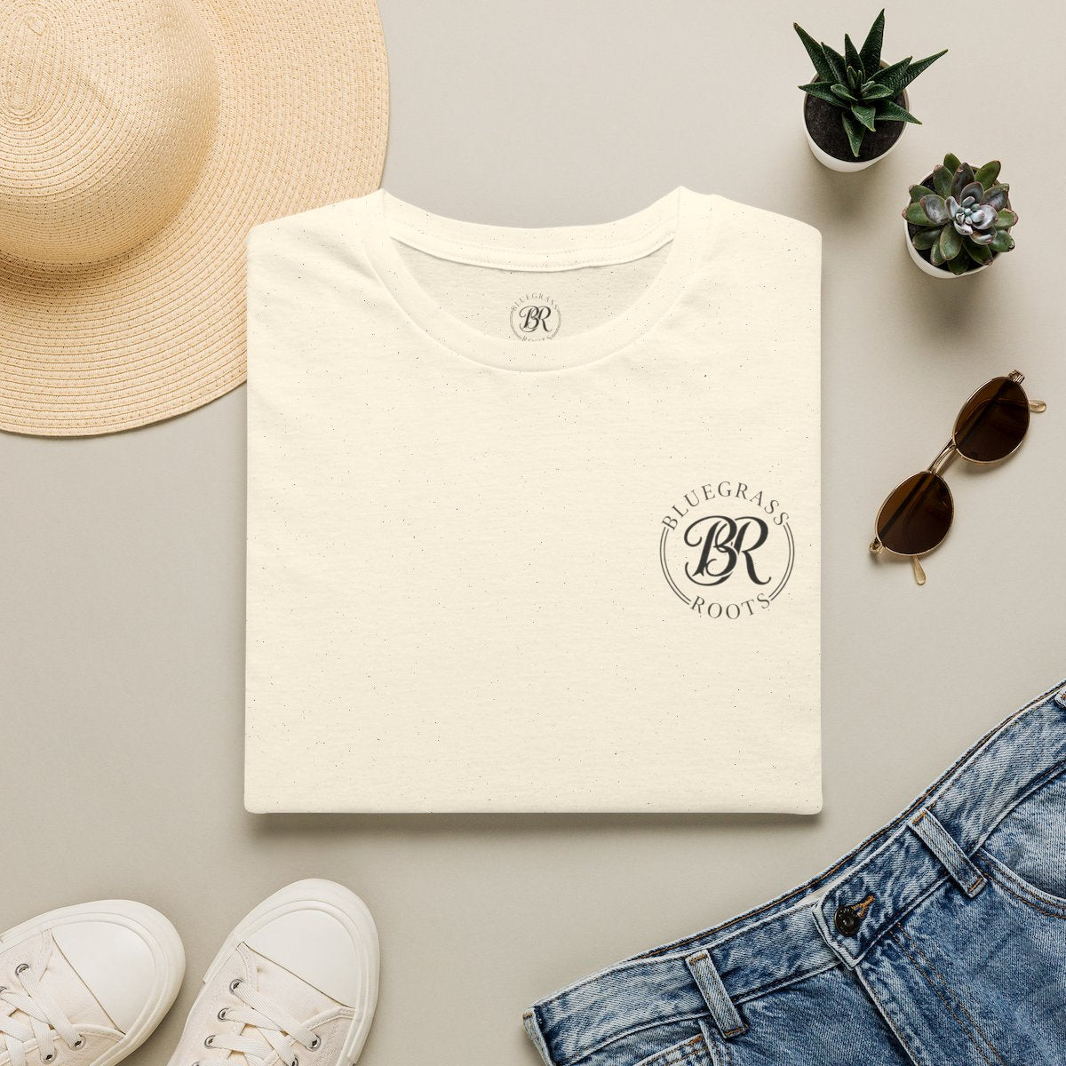 Sweet Tea Shirt — "Sweeten the Tea" Mason Jar Graphic Tee in Natural