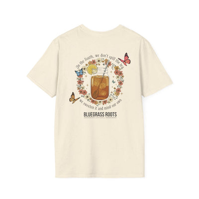 Sweet Tea Shirt — "Sweeten the Tea" Mason Jar Graphic Tee in Natural