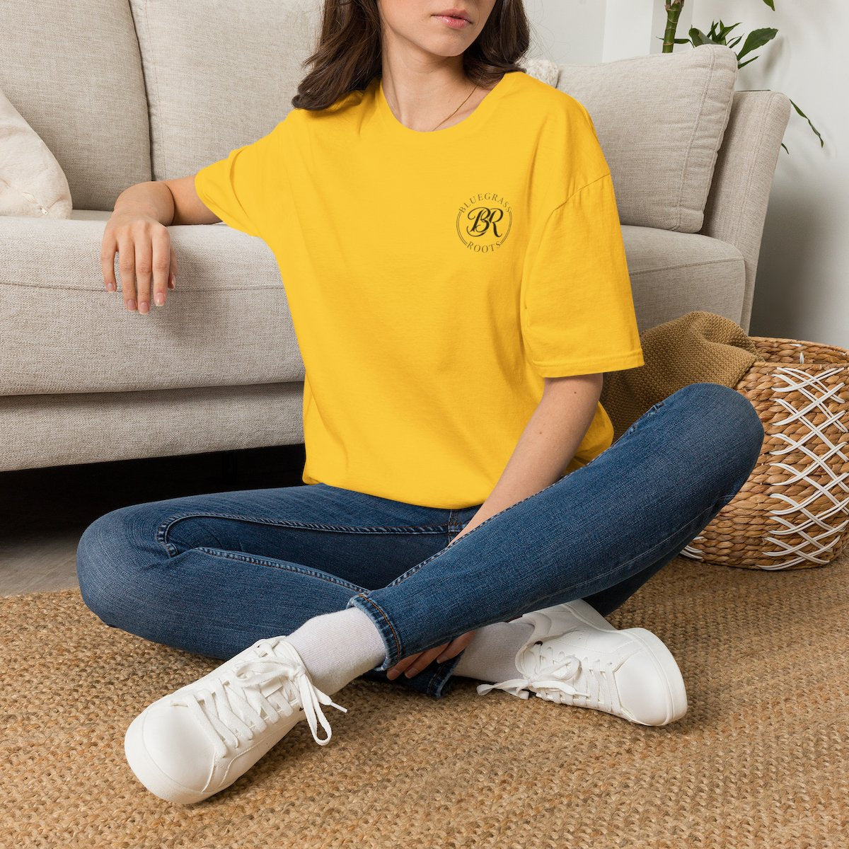 Sweet Tea Shirt — "Sweeten the Tea" Mason Jar Graphic Tee in Daisy
