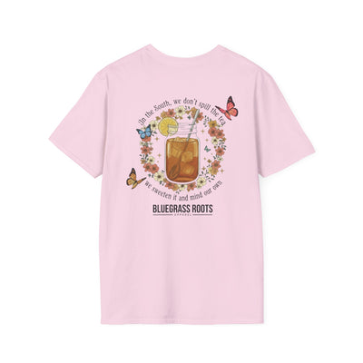 Sweeten the Tea Premium Southern Mason Jar Tee - graphic tee product mockup by Bluegrass Gifts