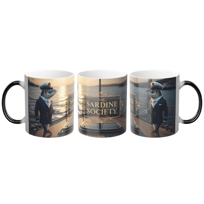 The Sardine Society Magic Mug - heat activated color change video by Bluegrass Gifts