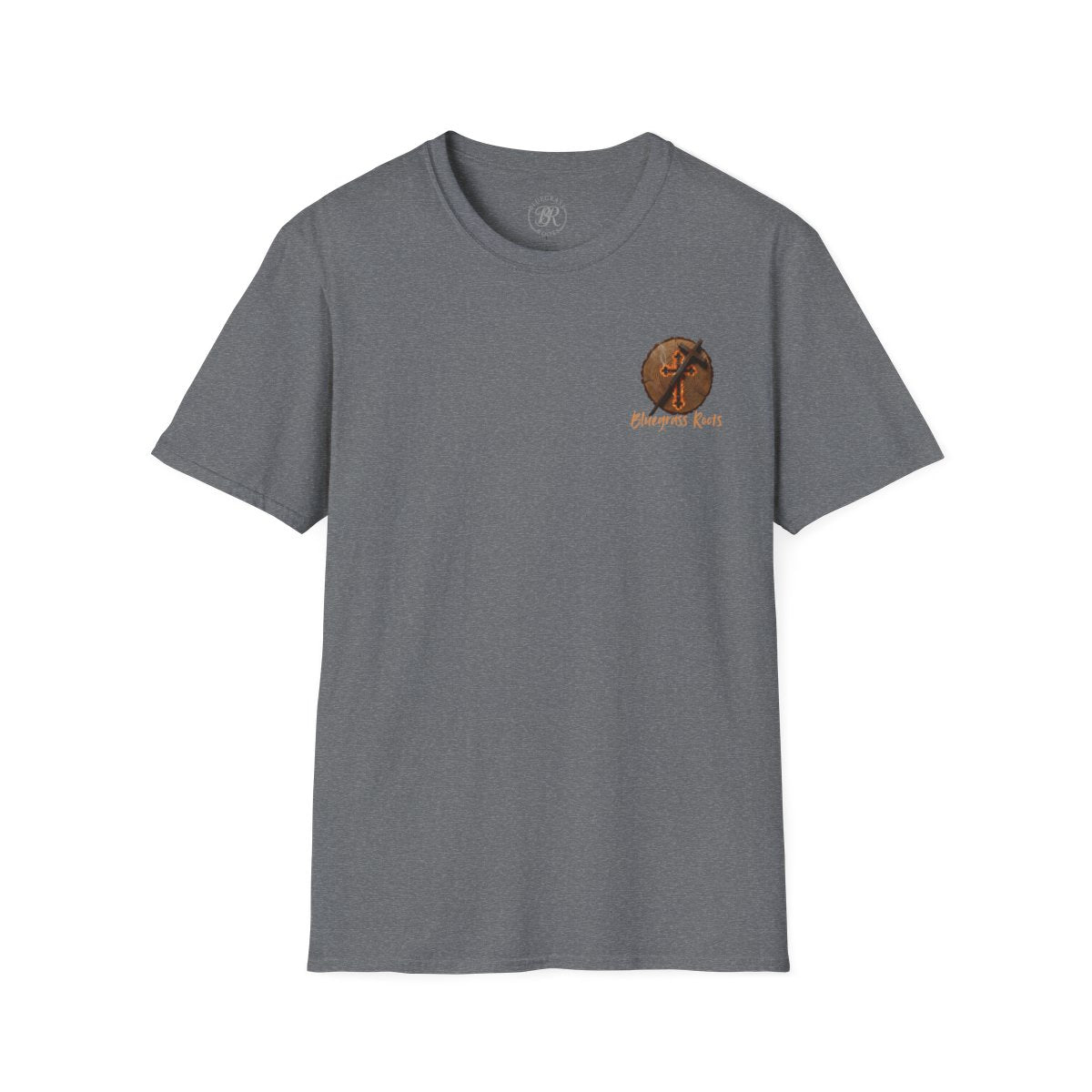 Under New Management Shirt — Faith-Based Heritage Tee in Graphite Heather