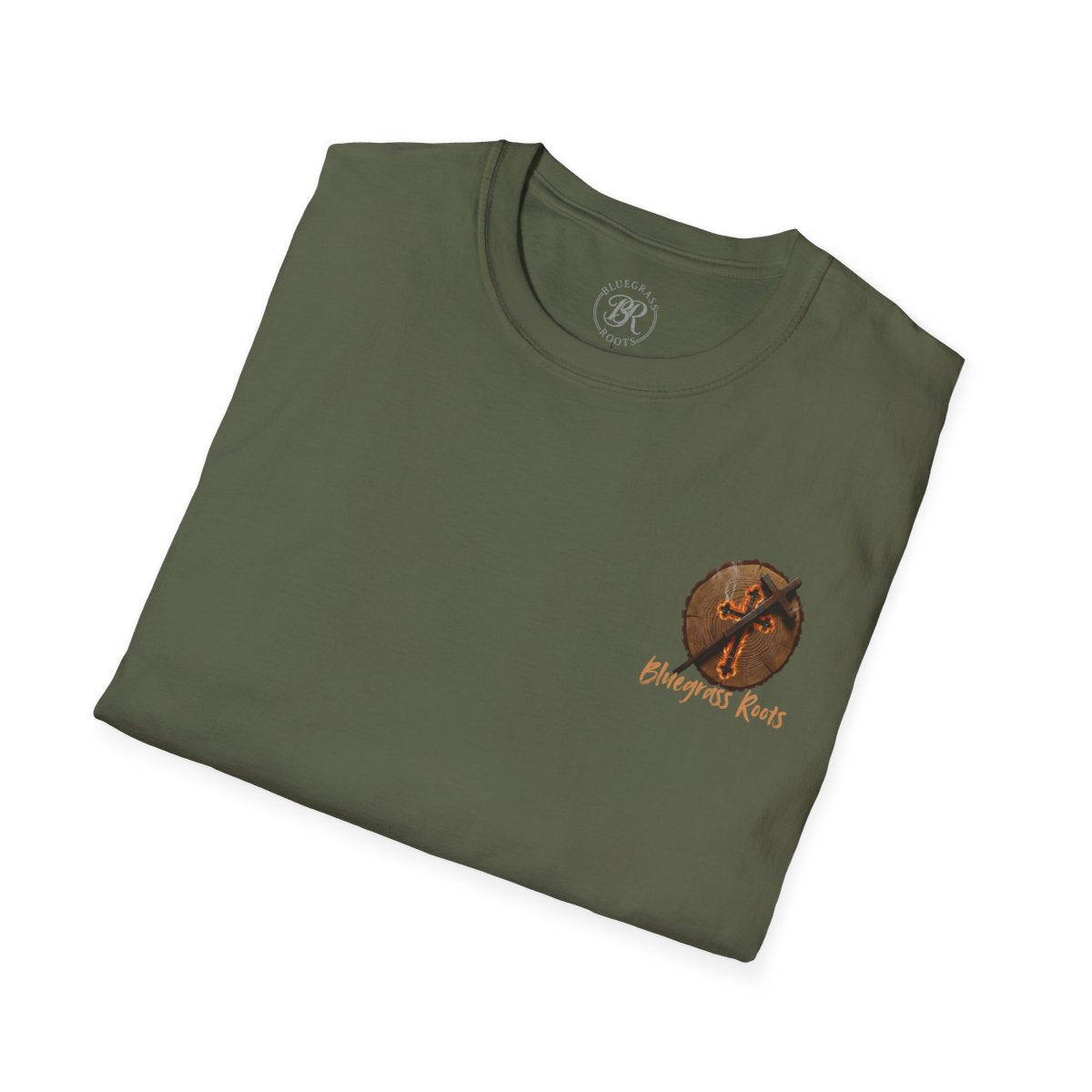 Under New Management Shirt — Faith-Based Heritage Tee in Military Green