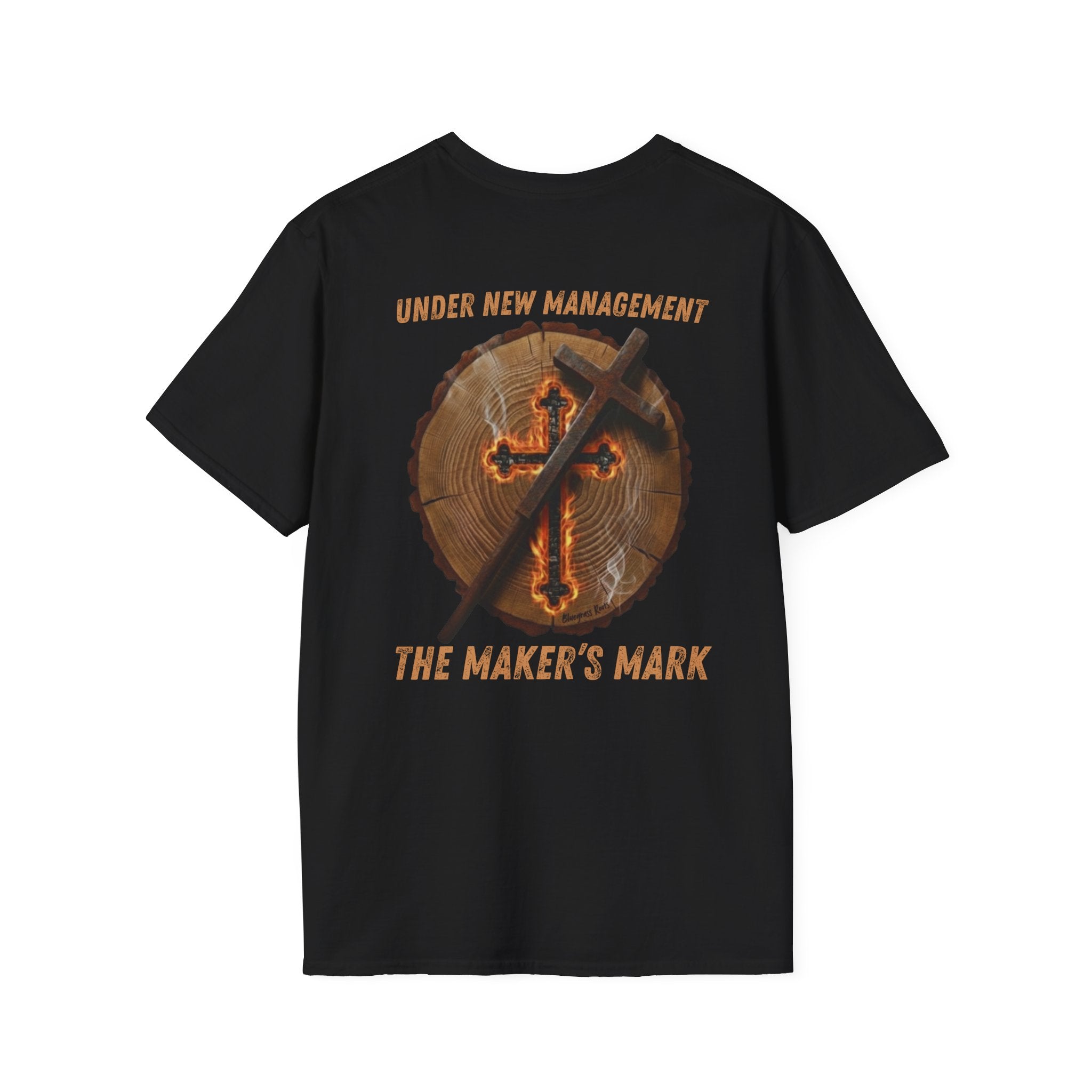 Under New Management Graphic Tee - unisex graphic tee front design by Bluegrass Gifts