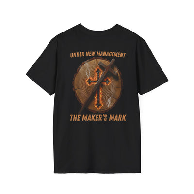 Under New Management Graphic Tee - unisex graphic tee front design by Bluegrass Gifts