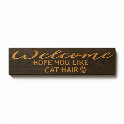 bluegrass-gifts-wooden-sign-sizes-small-mediu - welcome hope you like cat wood sign by Bluegrass Gifts