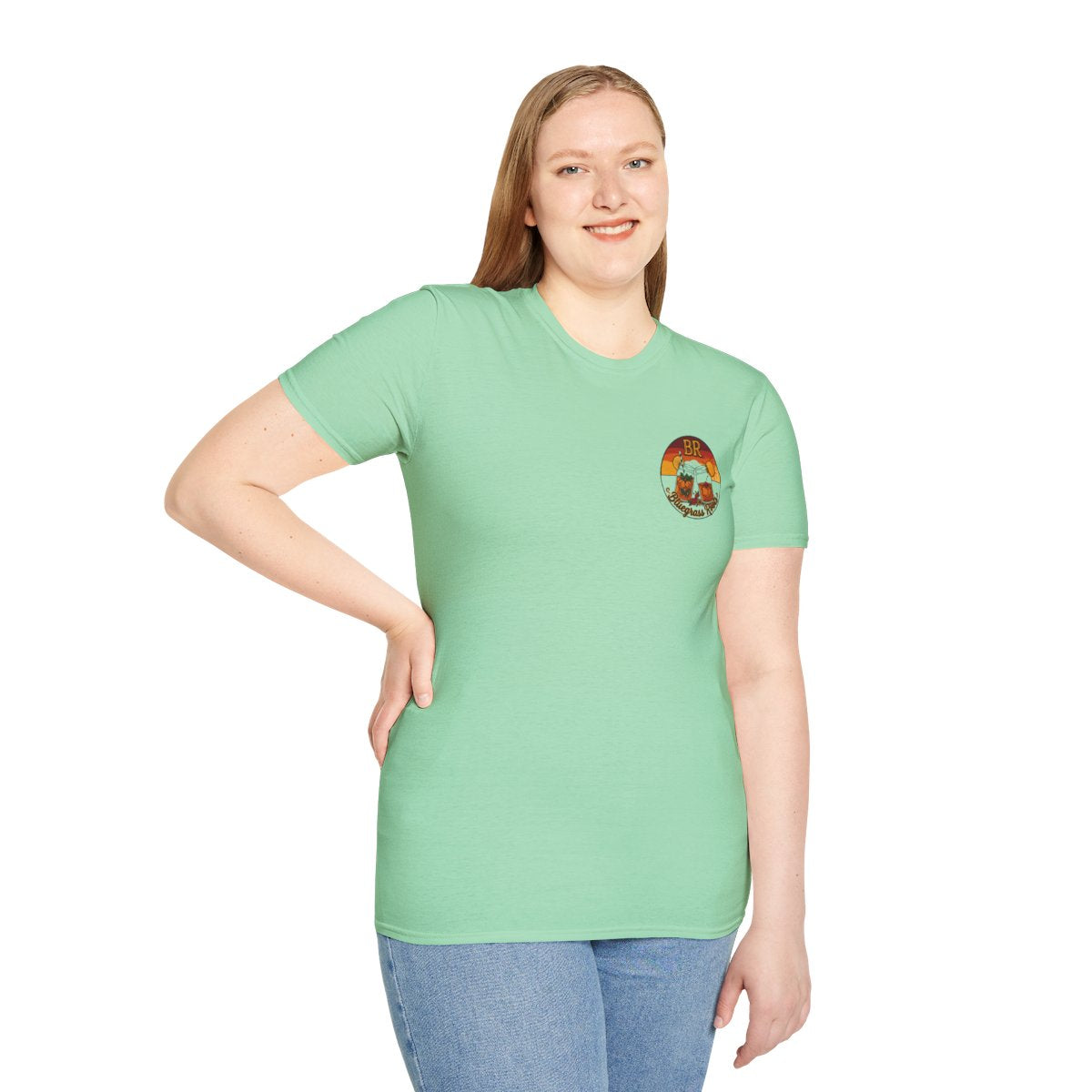 Hallelujah Shirt — "Hallelujah and Hot Damn" Graphic Tee in Mint Green