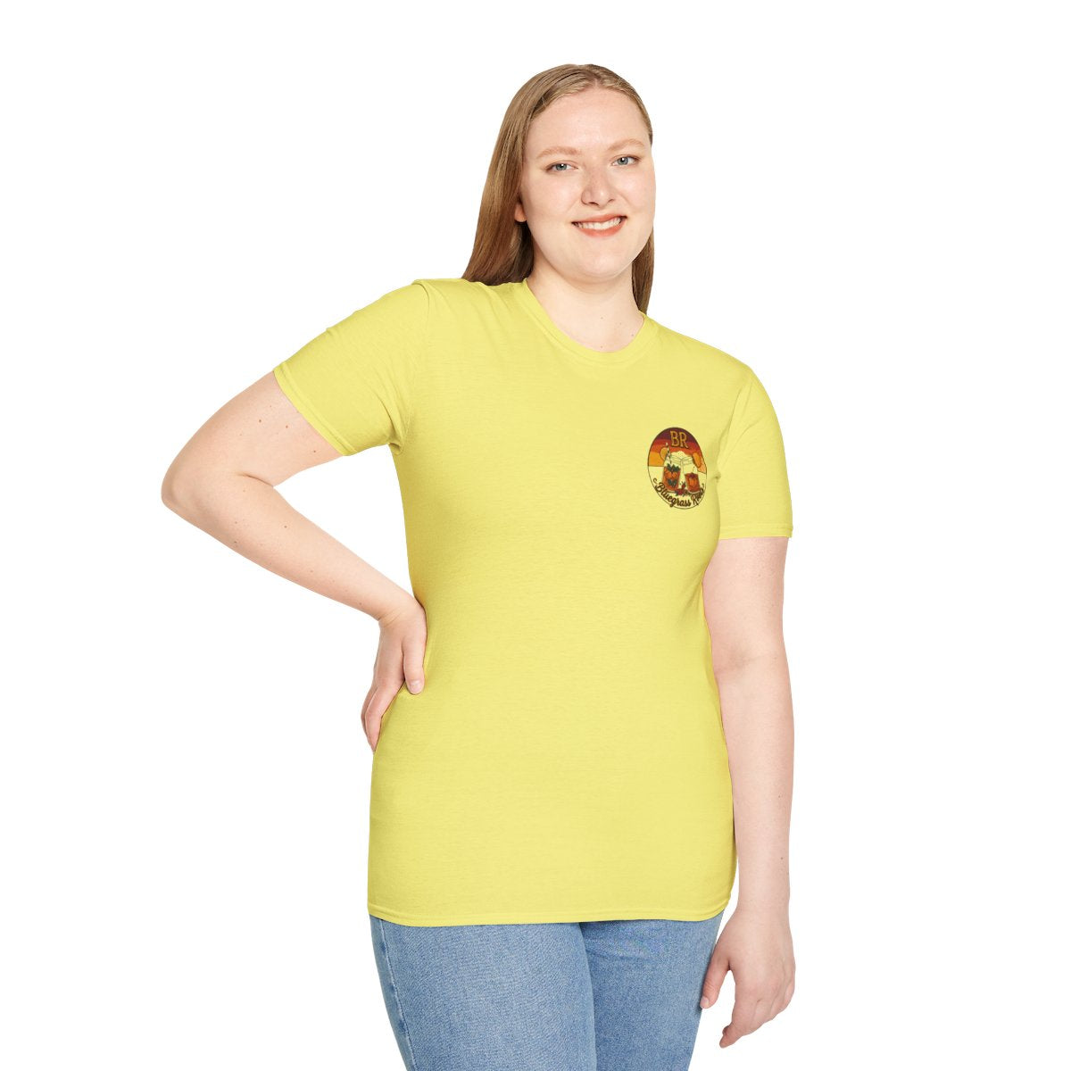 Hallelujah Shirt — "Hallelujah and Hot Damn" Graphic Tee in Cornsilk