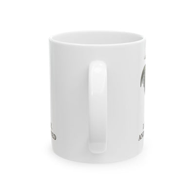 Rooster Coffee Mug — "Loud, Early, and Unemployed" Vintage Field Plate Mug