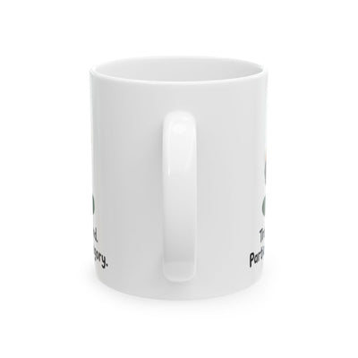 Husband Mug — "Trophy Husband, Participation Category" Funny Sheepdog Gift Mug