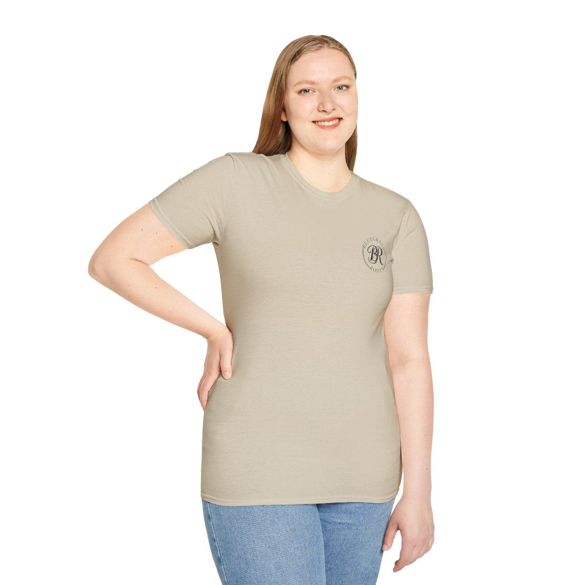 Jesus Shirt for Women — "Southern Girls & Jesus" Floral Tee in Sand