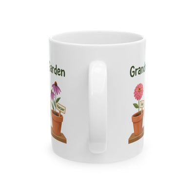 Grandma's Garden Mug — Personalized Grandkids Names Mug, 1 to 6 Names