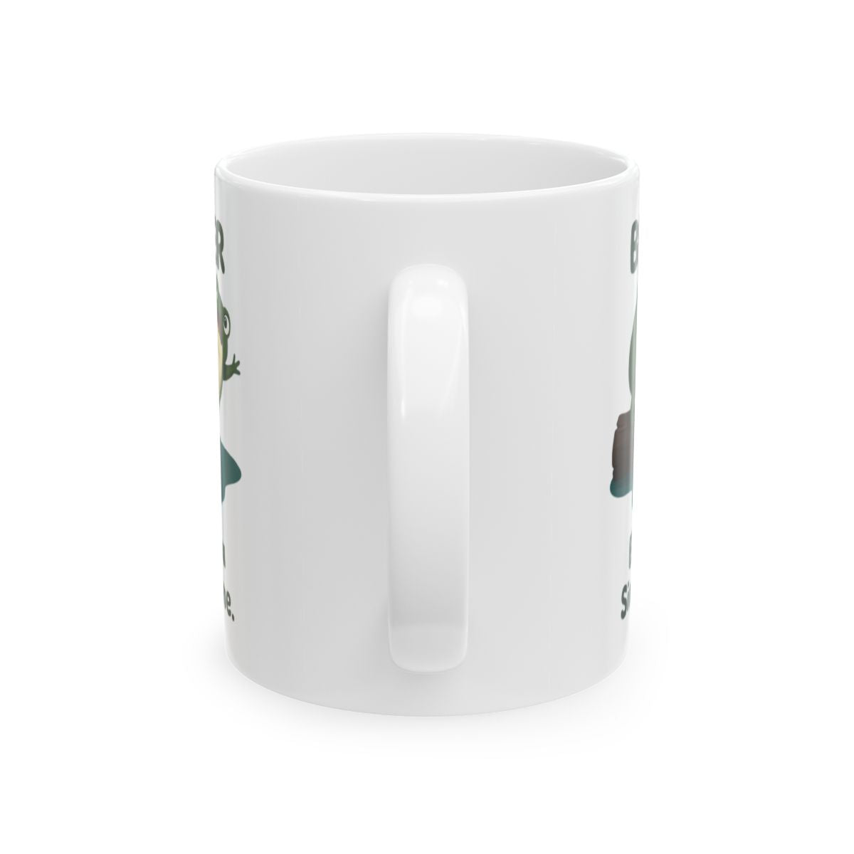 Brother Mug — "Blamed You Since Day One" Funny Frog Sibling Gift Mug