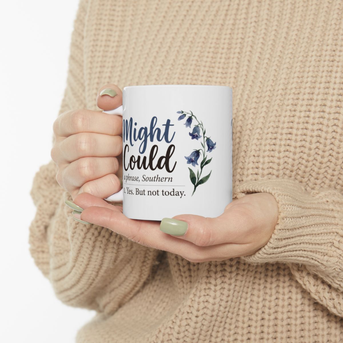 Mug With Sayings — "Might Could" Funny Southern Definition Mug