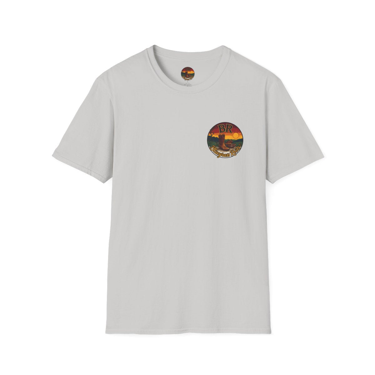 Y'all Shirt — Bluegrass Roots "Amen, Y'all" Graphic Tee in Ice Grey