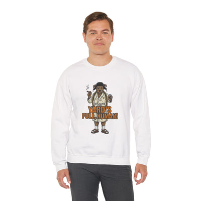 Yards Full, Human Crewneck Sweatshirt - crewneck sweatshirt color option by Bluegrass Gifts